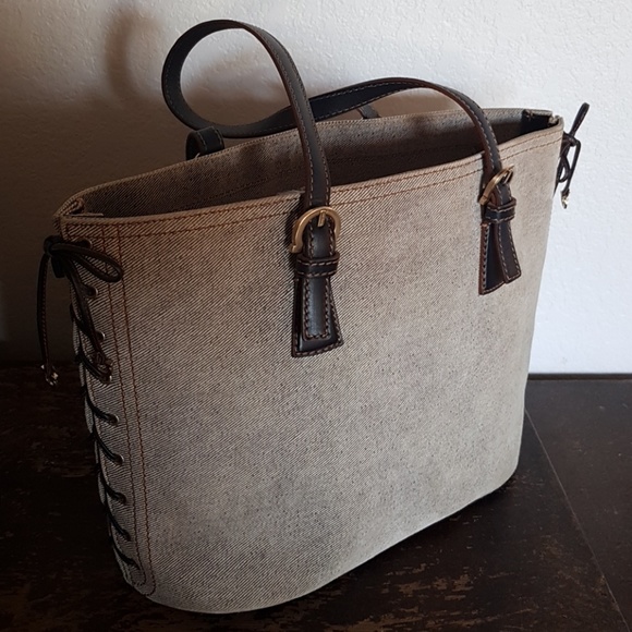 Salvatore Ferragamo acid wash denim bag - Picture 1 of 6